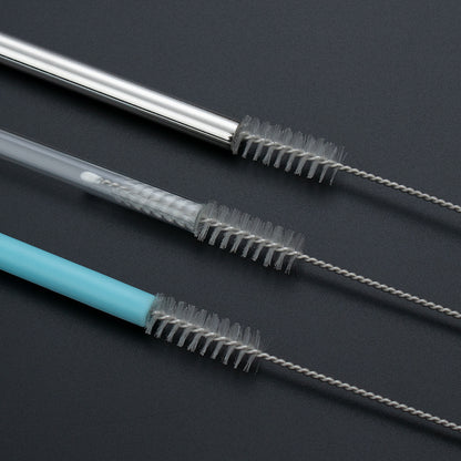 Stainless Steel Straw Cleaning Brush 300mm Long