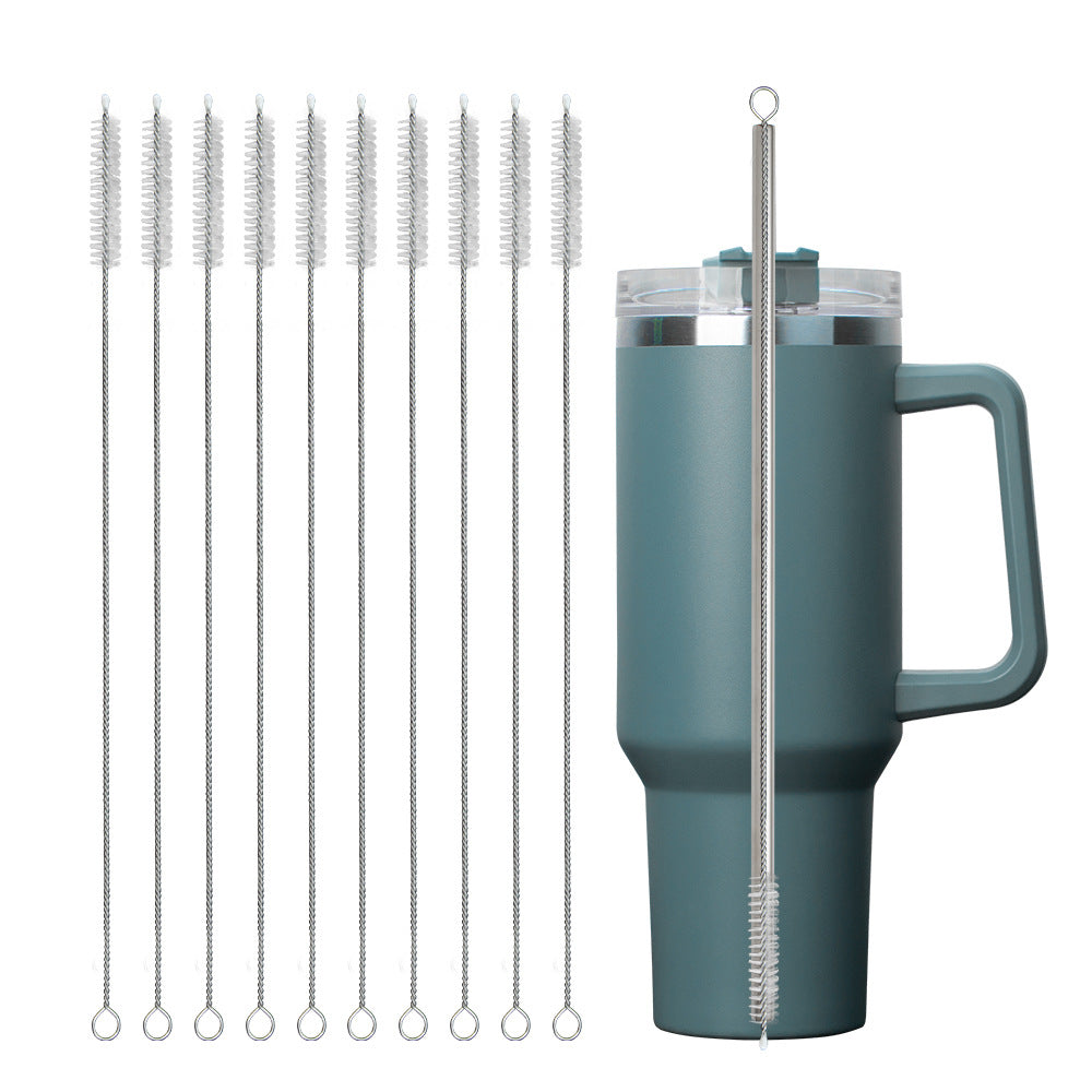 Stainless Steel Straw Cleaning Brush 300mm Long